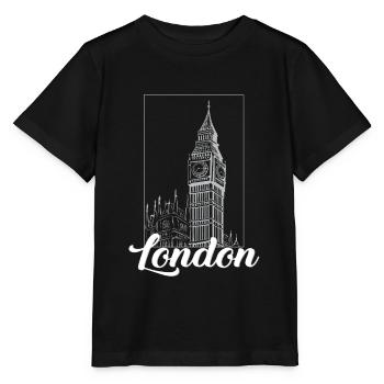 London - Stanley/Stella Kinder T-Shirt MINI CREATOR  - Schwarz - Vorne - Mikhail (115cm)