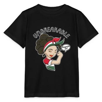 Hungarian Girl Unbreakable I Hungarian Heritage - Stanley/Stella MINI CREATOR Kids’ T-Shirt - black - Front - Mikhail (115cm)