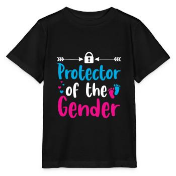Beschützer des Geschlechts Zitat für einen - Stanley/Stella Kinder T-Shirt MINI CREATOR  - Schwarz - Vorne - Mikhail (115cm)