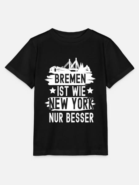 Bremen - Stanley/Stella Kinder T-Shirt MINI CREATOR  - Schwarz