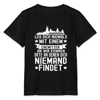 Chemnitz - Stanley/Stella Kinder T-Shirt MINI CREATOR  - Schwarz - Vorne - Mikhail (115cm)