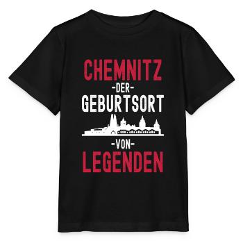 Chemnitz - Stanley/Stella Kinder T-Shirt MINI CREATOR  - Schwarz - Vorne - Mikhail (115cm)