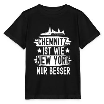 Chemnitz - Stanley/Stella Kinder T-Shirt MINI CREATOR  - Schwarz - Vorne - Mikhail (115cm)
