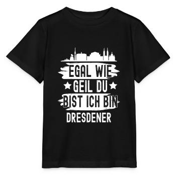 Dresden - Stanley/Stella Kinder T-Shirt MINI CREATOR  - Schwarz - Vorne - Mikhail (115cm)
