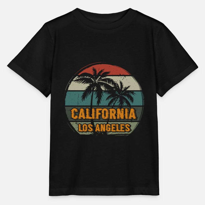 Palmiers - T-shirt bio MINI CREATOR Stanley/Stella Enfant - noir