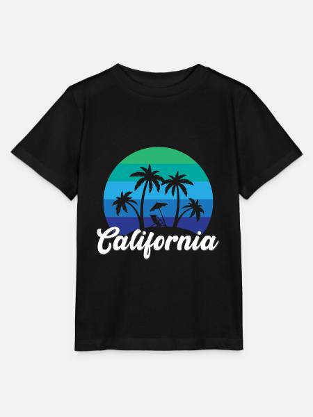 Palmiers - T-shirt bio MINI CREATOR Stanley/Stella Enfant - noir