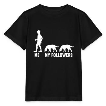 Moi et mes adeptes Chien Chien Chien Chiens - T-shirt bio MINI CREATOR Stanley/Stella Enfant - noir - Devant - Mikhail (115cm)