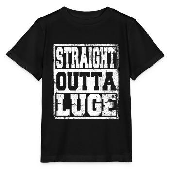 Luge disant drôle - T-shirt bio MINI CREATOR Stanley/Stella Enfant - noir - Devant - Mikhail (115cm)