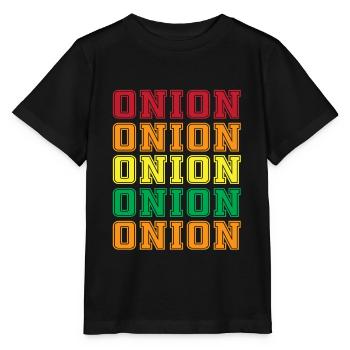 Oignon - T-shirt bio MINI CREATOR Stanley/Stella Enfant - noir - Devant - Mikhail (115cm)
