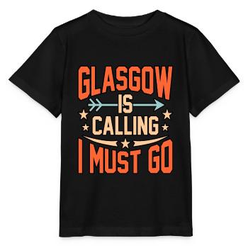 Glasgow reise geschenk - Stanley/Stella Kinder T-Shirt MINI CREATOR  - Schwarz - Vorne - Mikhail (115cm)
