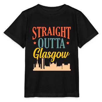 Glasgow Ecosse Cadeau - T-shirt bio MINI CREATOR Stanley/Stella Enfant - noir - Devant - Mikhail (115cm)