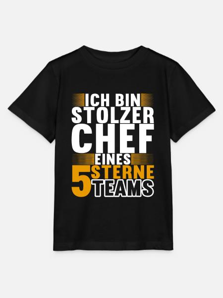 Abteilungsleiter Chef - Stanley/Stella Kinder T-Shirt MINI CREATOR  - Schwarz