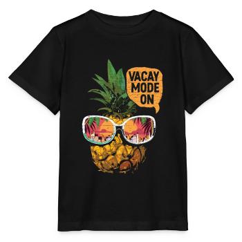 Sommerurlaub Ferien Urlaub - Stanley/Stella Kinder T-Shirt MINI CREATOR  - Schwarz - Vorne - Mikhail (115cm)