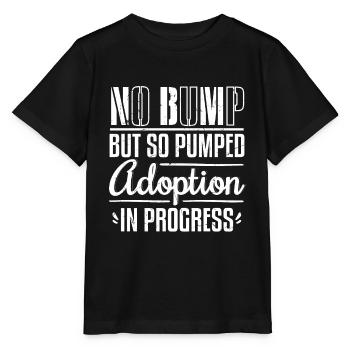 Adoption In Progress - Stanley/Stella MINI CREATOR Kids’ T-Shirt - black - Front - Mikhail (115cm)