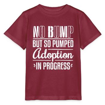 Adoption In Progress - Stanley/Stella MINI CREATOR Kids’ T-Shirt - burgundy - Front - Kain (125cm)