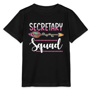 secrétaire - T-shirt bio MINI CREATOR Stanley/Stella Enfant - noir - Devant - Mikhail (115cm)
