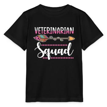 vet group - Stanley/Stella MINI CREATOR Kids’ T-Shirt - black - Front - Mikhail (115cm)