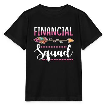 Finanz Gruppe - Stanley/Stella Kinder T-Shirt MINI CREATOR  - Schwarz - Vorne - Mikhail (115cm)