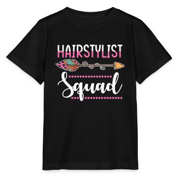groupe de coiffeurs - T-shirt bio MINI CREATOR Stanley/Stella Enfant - noir - Devant - Mikhail (115cm)