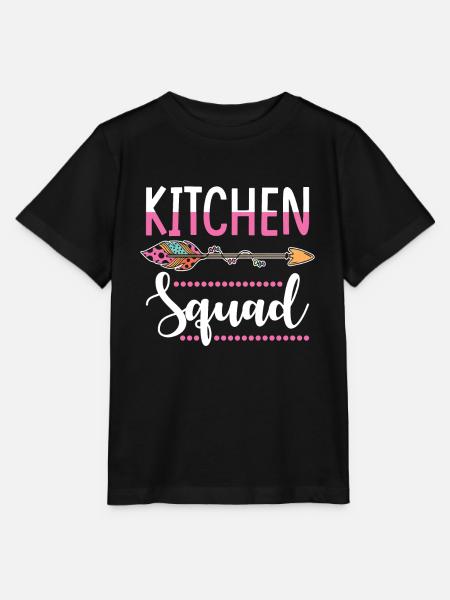 Küchen MItarbeiterin Gruppe - Stanley/Stella Kinder T-Shirt MINI CREATOR - Schwarz