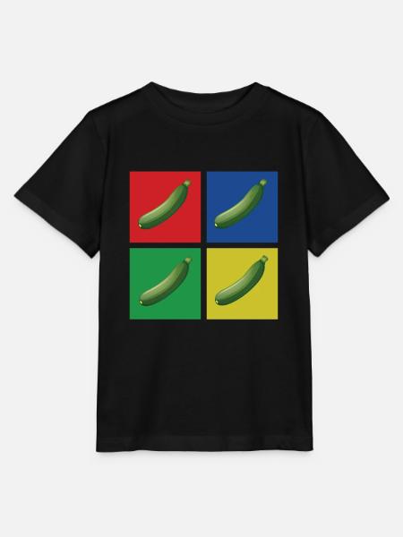 Zucchini - Stanley/Stella Kinder T-Shirt MINI CREATOR - Schwarz