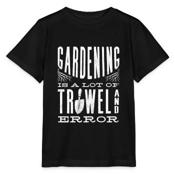 Horticulture Horticulturist Gardening Trowel And - Stanley/Stella MINI CREATOR Kids’ T-Shirt - black - Front - Mikhail (115cm)