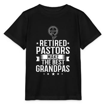 Pasteur Église Ministre Christ Spirituel Jésus - T-shirt bio MINI CREATOR Stanley/Stella Enfant - noir - Devant - Mikhail (115cm)