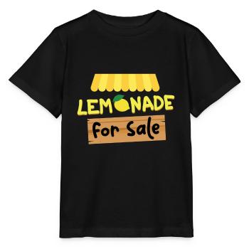 Limonade à vendre Limonade - T-shirt bio MINI CREATOR Stanley/Stella Enfant - noir - Devant - Mikhail (115cm)