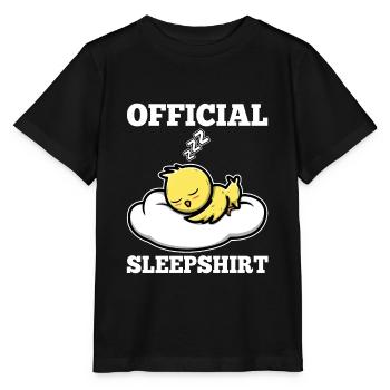 Official sleepshirt chicken - Stanley/Stella MINI CREATOR Kids’ T-Shirt - black - Front - Mikhail (115cm)