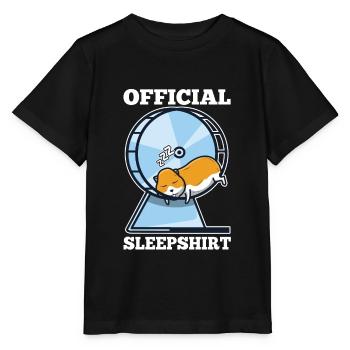 Official sleepshirt Hamster - Stanley/Stella MINI CREATOR Kids’ T-Shirt - black - Front - Mikhail (115cm)