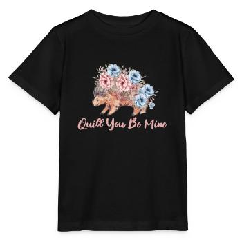 porc-épic - T-shirt bio MINI CREATOR Stanley/Stella Enfant - noir - Devant - Mikhail (115cm)