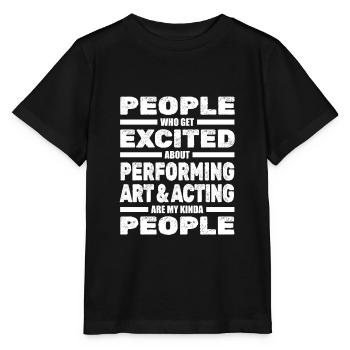 Théâtre - T-shirt bio MINI CREATOR Stanley/Stella Enfant - noir - Devant - Mikhail (115cm)