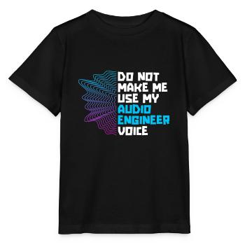 Tontechniker Sound Audio Engineer - Stanley/Stella Kinder T-Shirt MINI CREATOR  - Schwarz - Vorne - Mikhail (115cm)