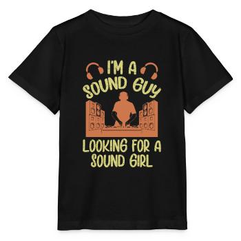 Tontechniker Sound Audio Engineer - Stanley/Stella MINI CREATOR Kids’ T-Shirt - black - Front - Mikhail (115cm)