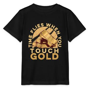 Mines d’or - T-shirt bio MINI CREATOR Stanley/Stella Enfant - noir - Devant - Mikhail (115cm)