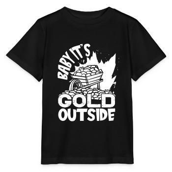 Mines d’or - T-shirt bio MINI CREATOR Stanley/Stella Enfant - noir - Devant - Mikhail (115cm)