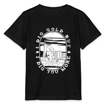 Mines d’or - T-shirt bio MINI CREATOR Stanley/Stella Enfant - noir - Devant - Mikhail (115cm)