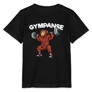 Gympanse - T-shirt bio MINI CREATOR Stanley/Stella Enfant - noir - Devant - Mikhail (115cm)