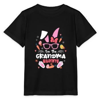 Im The Grandma Rabbit Easter Rabbit Ear Sunglass - Stanley/Stella Kinder T-Shirt MINI CREATOR  - Schwarz - Vorne - Mikhail (115cm)