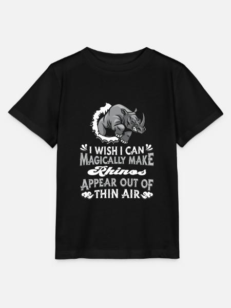 Rhino Nashorn - Stanley/Stella Kinder T-Shirt MINI CREATOR - Schwarz