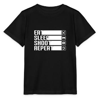 Photographe Photographie Photographie - T-shirt bio MINI CREATOR Stanley/Stella Enfant - noir - Devant - Mikhail (115cm)