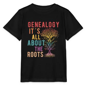 Family Tree Family Historian Genealogy Genealogy - Stanley/Stella MINI CREATOR Kids’ T-Shirt - black - Front - Mikhail (115cm)