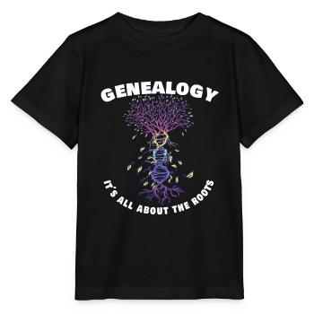 Family Tree Family Historian Genealogy Genealogy - Stanley/Stella MINI CREATOR Kids’ T-Shirt - black - Front - Mikhail (115cm)