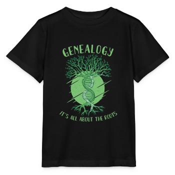 Family Tree Family Historian Genealogy Genealogy - Stanley/Stella MINI CREATOR Kids’ T-Shirt - black - Front - Mikhail (115cm)