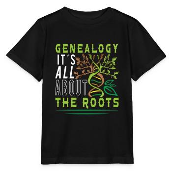Family Tree Family Historian Genealogy Genealogy - Stanley/Stella MINI CREATOR Kids’ T-Shirt - black - Front - Mikhail (115cm)