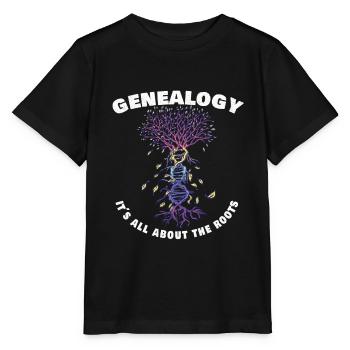 Family Tree Family Historian Genealogy Genealogy - Stanley/Stella MINI CREATOR Kids’ T-Shirt - black - Front - Mikhail (115cm)