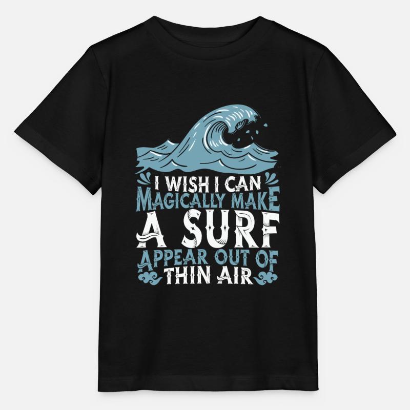 Surf Surfer Surfer - T-shirt bio MINI CREATOR Stanley/Stella Enfant - noir