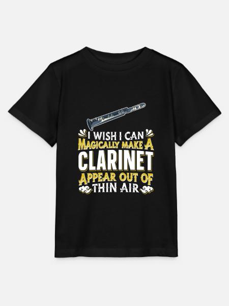 Klarinette Klarinettist - Stanley/Stella Kinder T-Shirt MINI CREATOR - Schwarz
