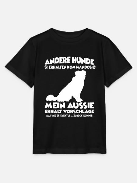 Obedience Australian Shepherd Hundetraining - Stanley/Stella Kinder T-Shirt MINI CREATOR - Schwarz