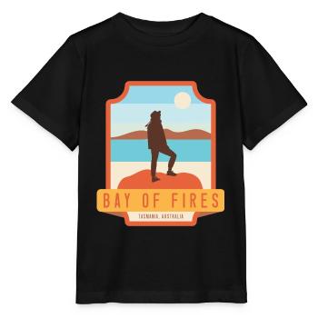 Bay of Fires - Tasmania, Australia - Stanley/Stella MINI CREATOR Kids’ T-Shirt - black - Front - Mikhail (115cm)